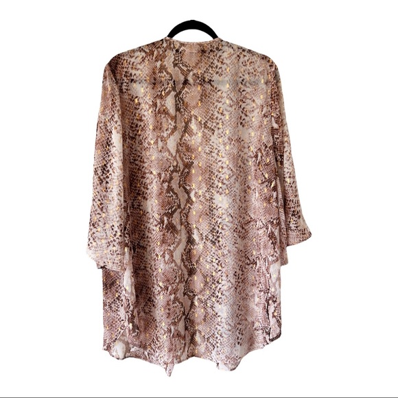 Maurice Open Front Sheer Cardigan Swimsuit Coverup - Picture 2 of 6